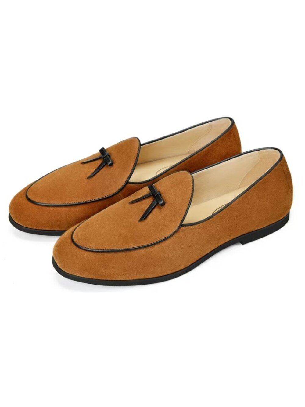 Journey West Suede Belgian Loafers - Picture 2 of 12